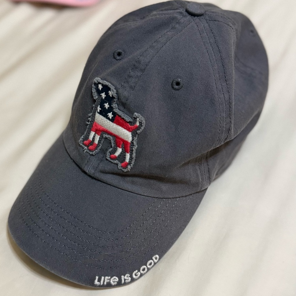 Adult Unisex Americana Dog Tattered Chill Cap
